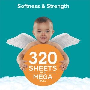 Angel Soft Toilet Paper, 12 Mega Rolls